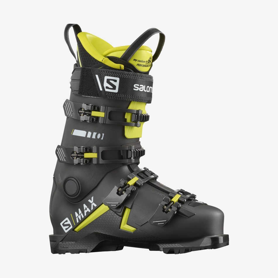 Men's On-Piste Boots S/Max 110 Belluga-Acid Green-White - Image 1