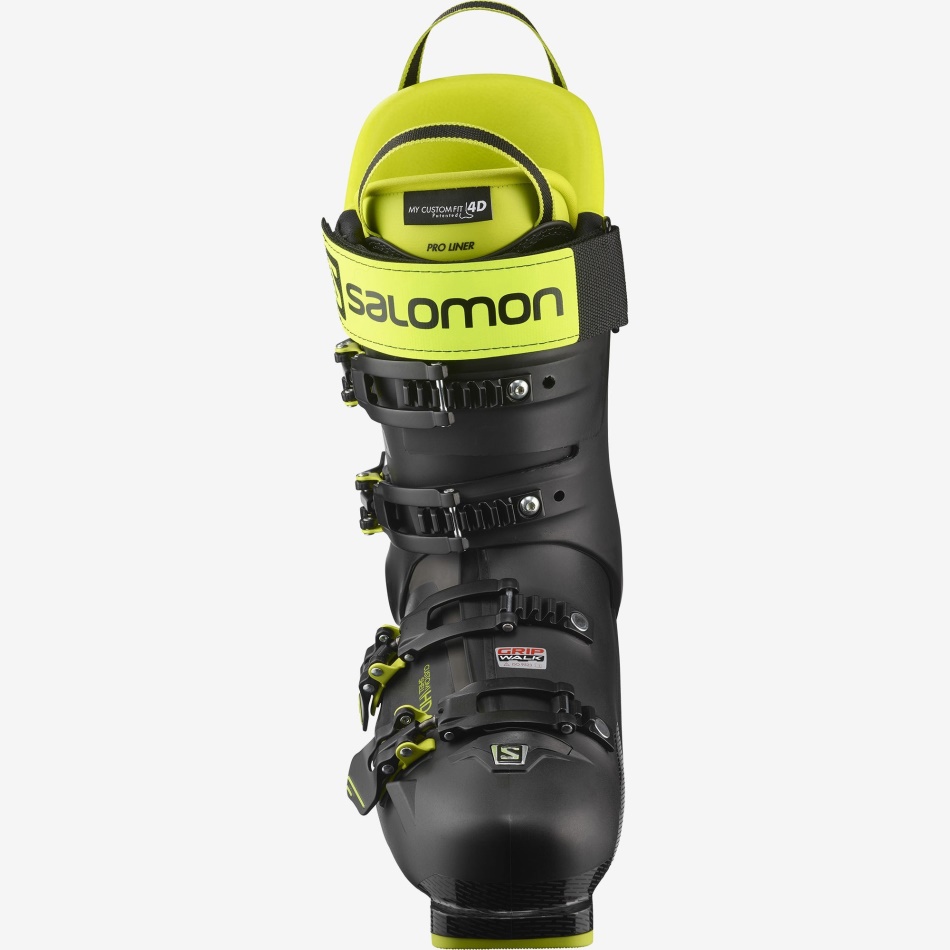 Men's On-Piste Boots S/Pro 110 Black-Acid Green-Dark Silver - Image 6