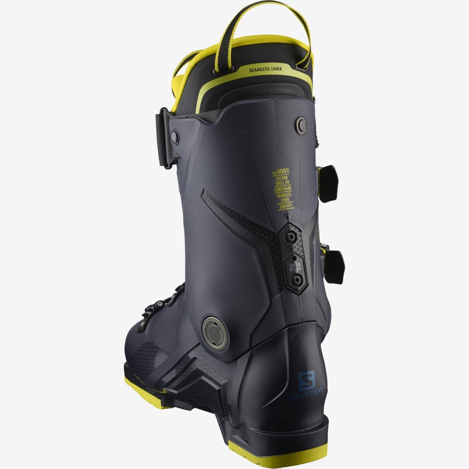 Men's On-Piste Boots S/Pro 130 Night Sky-Yellow-Medieval Blue - Image 5
