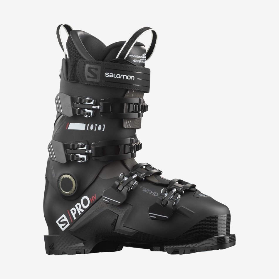 Men's On-Piste Boots S/Pro Hv 100 Black-Belluga-Red - Image 1