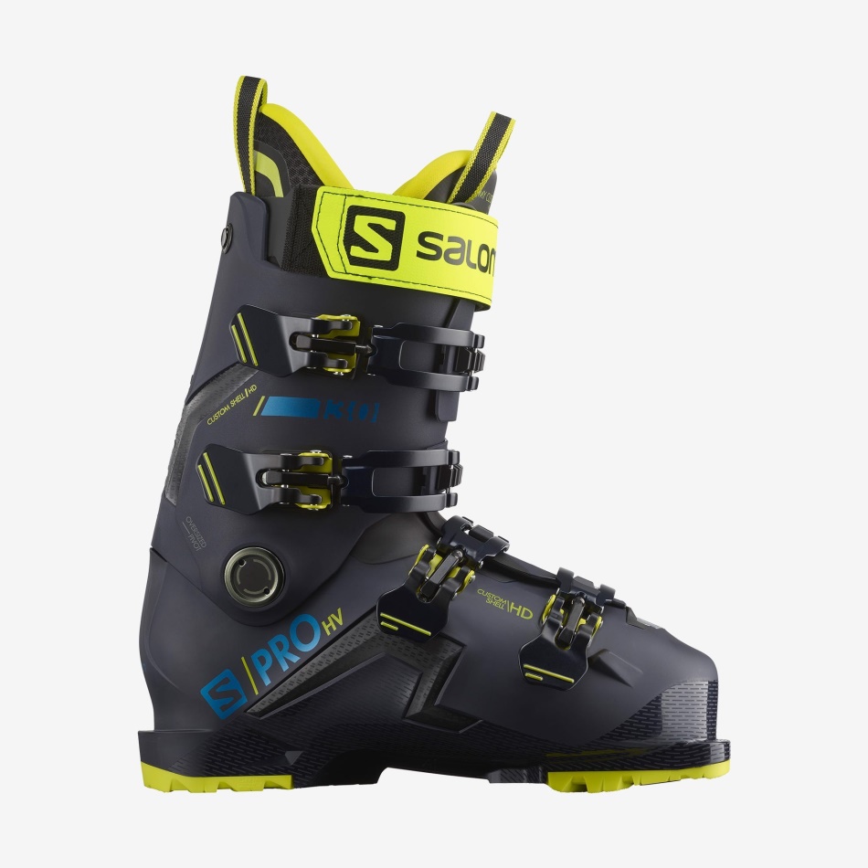 Men's On-Piste Boots S/Pro Hv 130 Night Sky-Acid Green-Black - Image 1