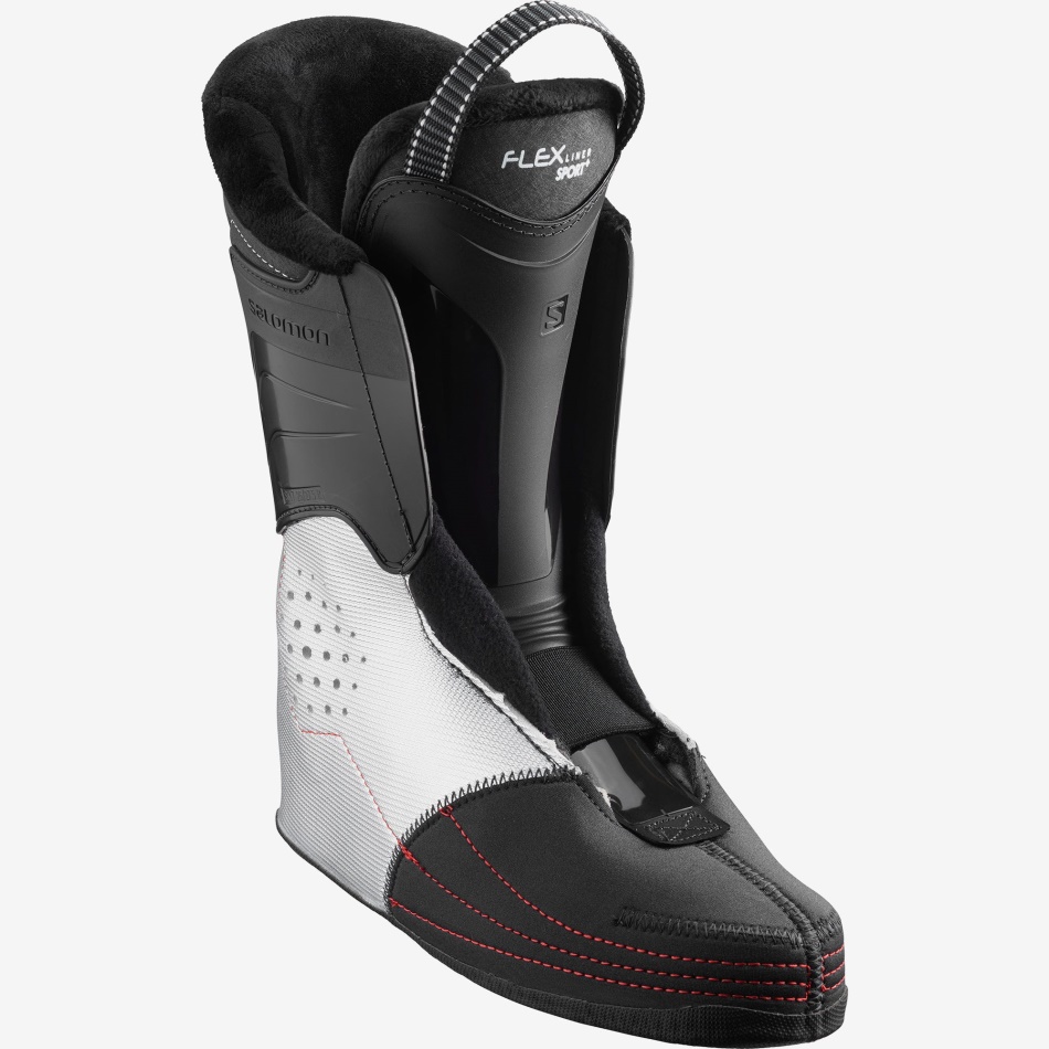 Men's On-Piste Boots X Access 90 Wide Petrol Blue-Red - Image 3