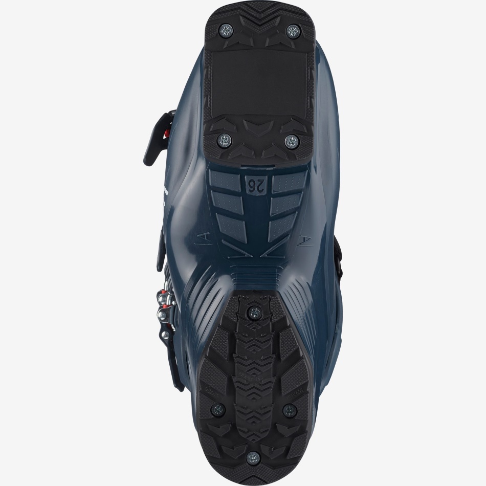 Men's On-Piste Boots X Access 90 Wide Petrol Blue-Red - Image 4