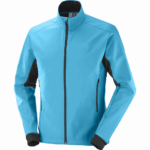 Men's Shell Jacket Agile Softshell Barrier Reef-Black - Image 6