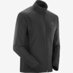 Men's Shell Jacket Agile Softshell Black - Image 9