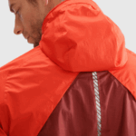 Men's Shell Jacket Bonatti Waterproof Fiery Red-Cabernet - Image 7