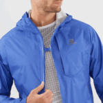 Men's Shell Jacket Bonatti Waterproof Nautical Blue - Image 6