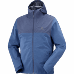 Men's Shell Jacket Essential Waterproof 2.5L Dark Denim-Mood Indigo - Image 8