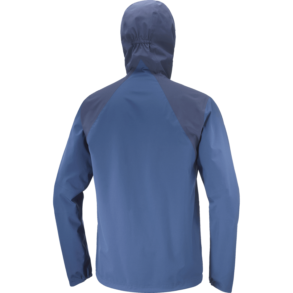 Men's Shell Jacket Essential Waterproof 2.5L Dark Denim-Mood Indigo - Image 9