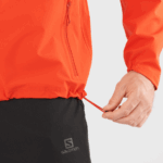 Men's Shell Jacket Essential Waterproof 2.5L Fiery Red - Image 5