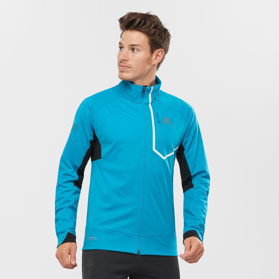 Men's Shell Jacket Gore-Tex Infinium™ Windstopper® Pro Barrier Reef - Image 2