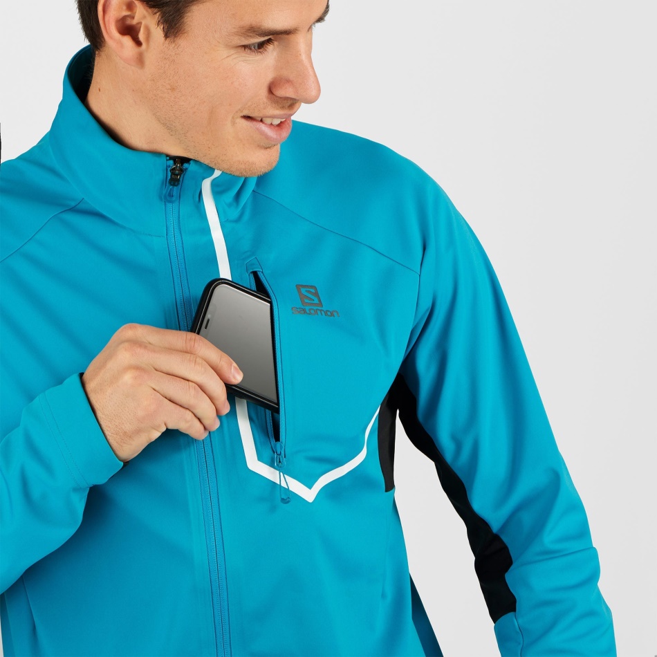 Men's Shell Jacket Gore-Tex Infinium™ Windstopper® Pro Barrier Reef - Image 7