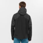 Men's Shell Jacket Outline Gore-Tex Hybrid Black - Image 3