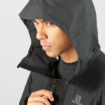 Men's Shell Jacket Outline Gore-Tex Hybrid Black - Image 6