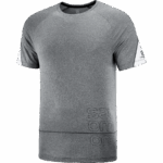 Men's Short Sleeve T-Shirt Cross Run Graphic Black-White - Image 4