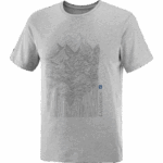 Men's Short Sleeve T-Shirt Outlife Graphic Mountain Heather Mid Grey-Heather - Image 4