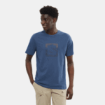 Men's Short Sleeve T-Shirt Outlife Logo Dark Denim