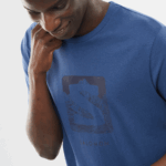 Men's Short Sleeve T-Shirt Outlife Logo Dark Denim - Image 3