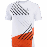Men's Short Sleeve T-Shirt Sense Aero White-Fiery Red-Black - Image 4
