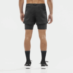 Men's Shorts Cross 2In1 Deep Black - Image 2