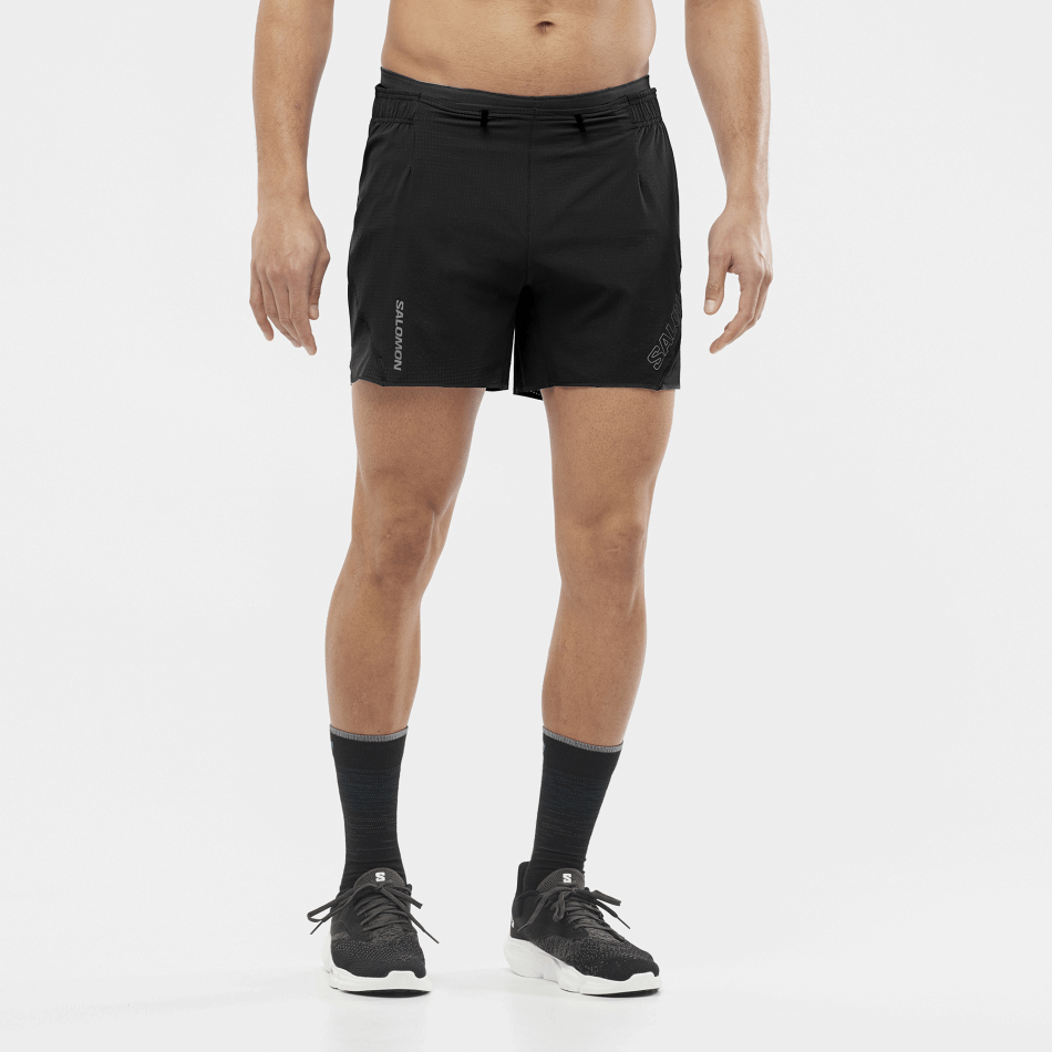 mens_shorts_sense_aero_5_deep_black.png Men's Shorts Sense Aero 5'' Deep Black - Image 1