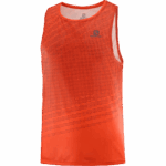 Men's Tank Sense Aero Singlet Fiery Red-Cabernet - Image 4