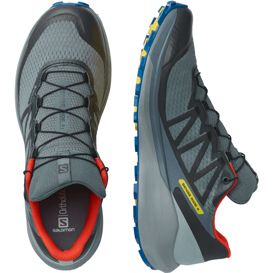 Men's Trail Running Shoes Sense Ride 4 Gore-Tex Invisible Fit Quarry-Tomato - Image 6