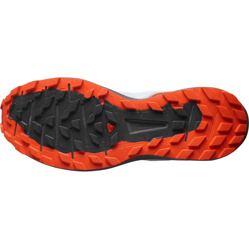 Men's Trail Running Shoes Sense Ride 4 Pearl Blue-Ebony-Red Orange - Image 4