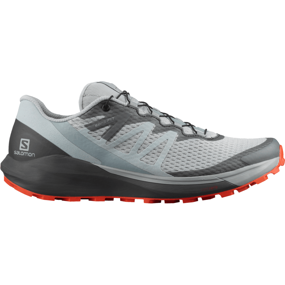 Men's Trail Running Shoes Sense Ride 4 Pearl Blue-Ebony-Red Orange - Image 1