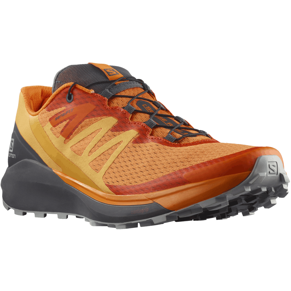 Men's Trail Running Shoes Sense Ride 4 Vibrant Orange-Ebony-Quarry - Image 2