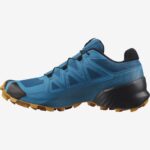 Men's Trail Running Shoes Speedcross 5 Crystal Teal-Reef-Golden Oak - Image 5