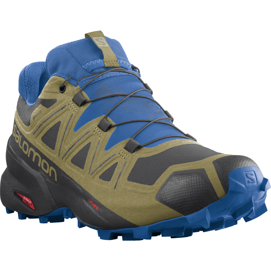 Men's Trail Running Shoes Speedcross 5 Gore-Tex Black-Green Moss - Image 2