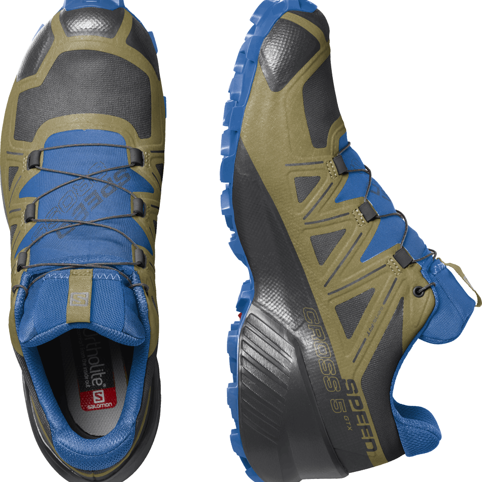 Men's Trail Running Shoes Speedcross 5 Gore-Tex Black-Green Moss - Image 6