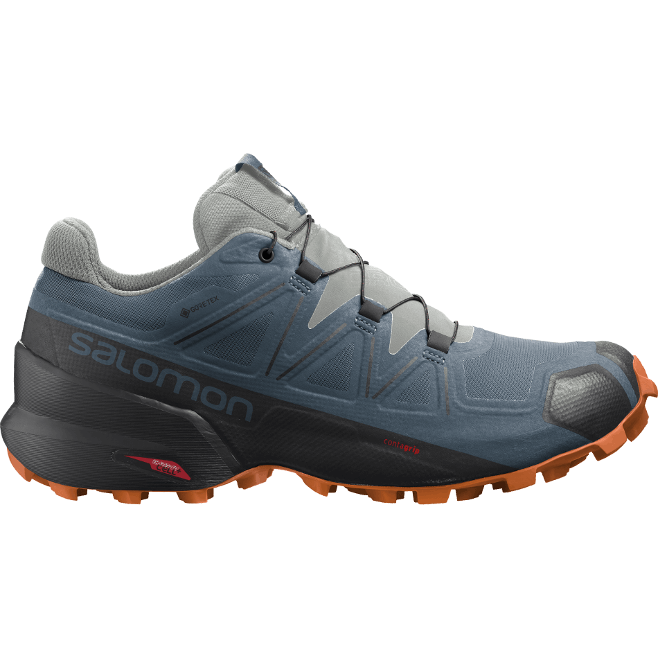 Men's Trail Running Shoes Speedcross 5 Gore-Tex Blue-Iron-Orange - Image 1