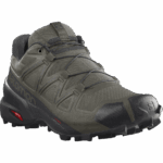 Men's Trail Running Shoes Speedcross 5 Wide Grape Leaf-Black-Phantom - Image 7