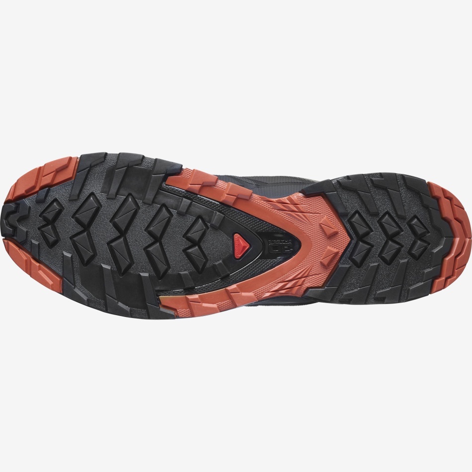 Men's Trail Running Shoes Xa Wild Bungee Cord-Phantom-Burnt Brick - Image 4