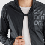 Men's Wind Jacket Hoodie Bonatti Cross Wind Black - Image 7