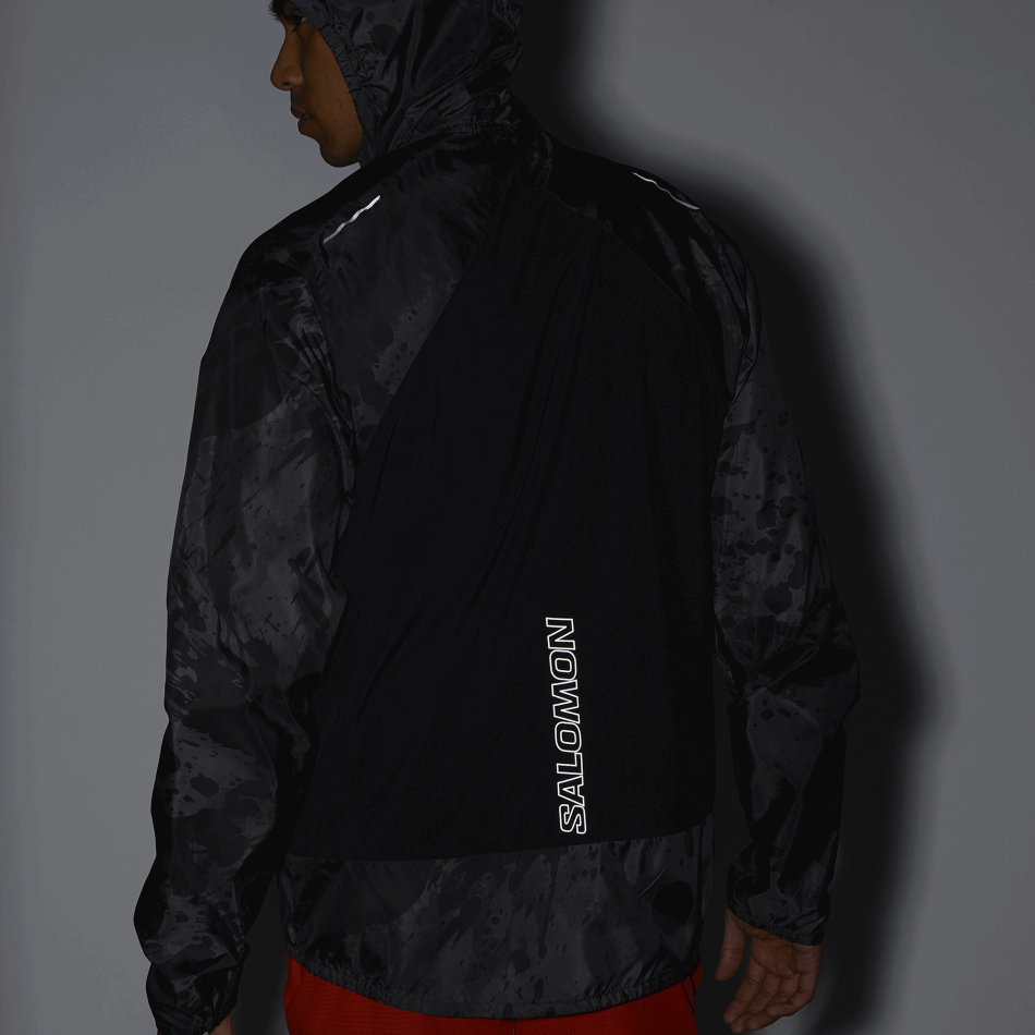 Men's Wind Jacket Hoodie Bonatti Cross Wind Deep Black-Ao-Periscope - Image 3