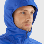 Men's Wind Jacket Hoodie Bonatti Cross Wind Nautical Blue-White - Image 3