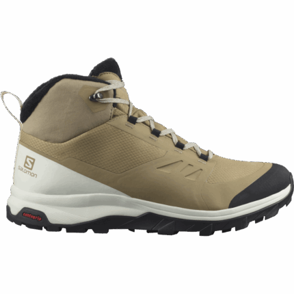 Men's Winter Boots Outsnap Climasalomon™ Waterproof Kelp-Vanilla Ice-Black