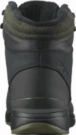 Men's Winter Boots Utility Winter Climasalomon™ Waterproof Black-Peat-Green - Image 3