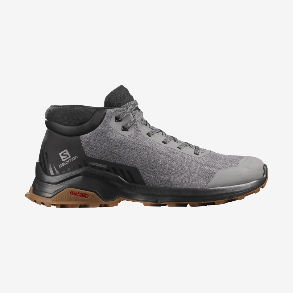 Men's Winter Boots X Reveal Chukka Climasalomon™ Waterproof Quiet Shade-Gum1A - Image 1