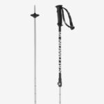 Unisex Alpine Poles Rental Telescopic Aluminium-Met Silver-Black - Image 2