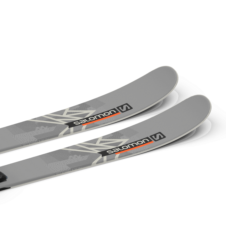 Unisex Freestyle Ski Package Qst Spark (And M10) Storm Gray-Black-Flame - Image 4
