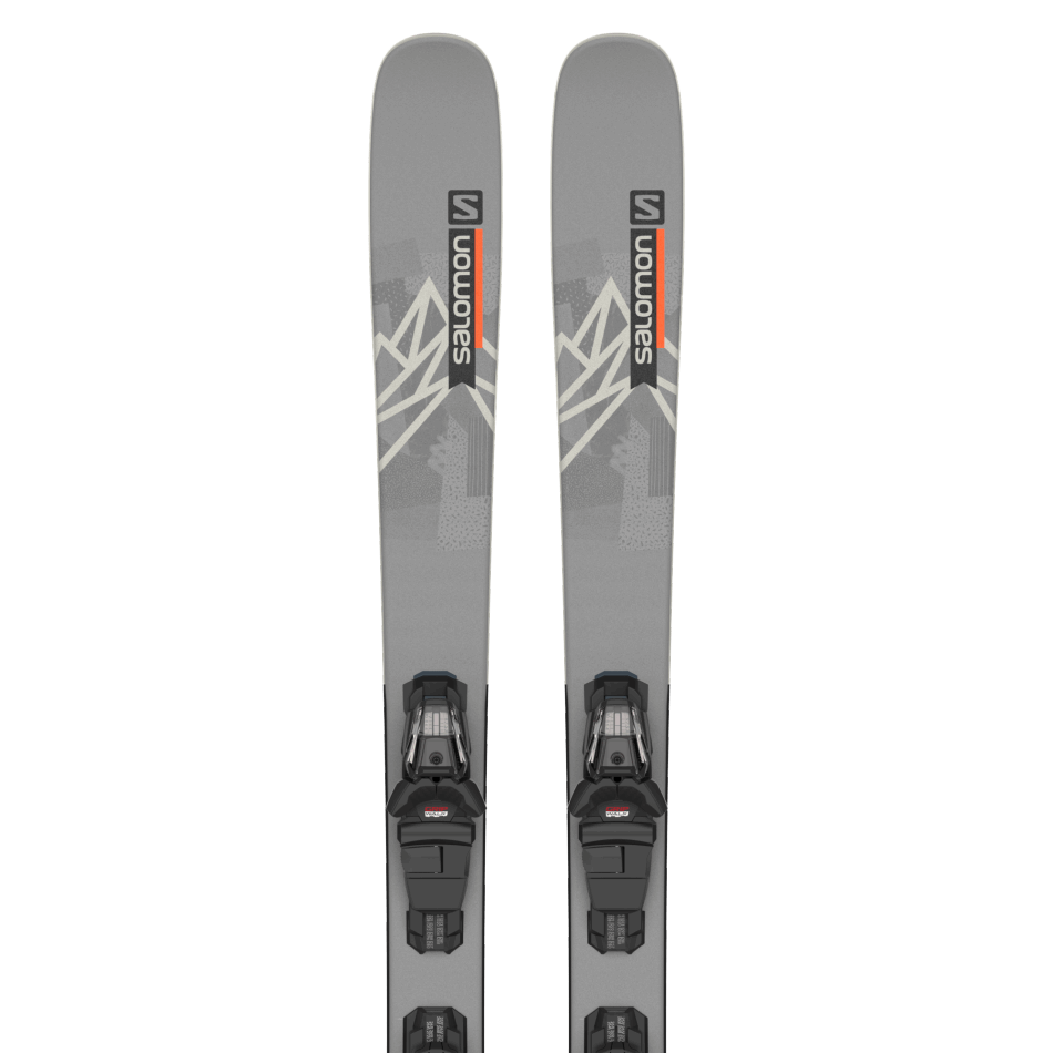 Unisex Freestyle Ski Package Qst Spark (And M10) Storm Gray-Black-Flame - Image 1