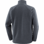 Unisex Half Zip Midlayer Outlife Polartec Halz Zip Ebony - Image 3