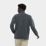 Unisex Half Zip Midlayer Outlife Polartec Halz Zip Ebony - Image 5