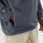Unisex Half Zip Midlayer Outlife Polartec Halz Zip Ebony - Image 6