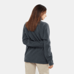 Unisex Half Zip Midlayer Outlife Polartec Halz Zip Ebony - Image 10