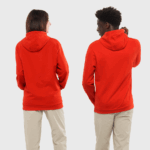 Unisex Hooded Pullover Outlife Logo Summer Aura Orange - Image 2